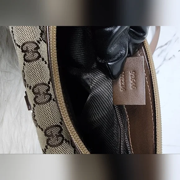 Uni Sex Brown Patterned Crossbody Bag - Picture 14 of 15